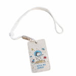 Custom Printed PU Leather Double Card Holder with Cartoon Space Theme