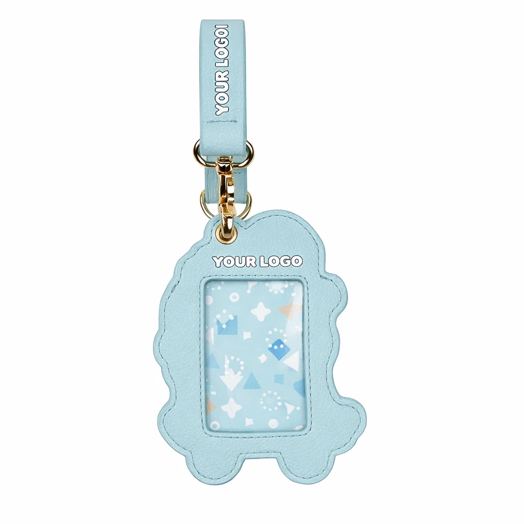 Shaped Cartoon Card Holder – Cute PVC Leather ID Card Sleeve for Students (OEM Factory)