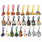 Custom PU Leather Keychain – Logo Printed Promotional Keychain (OEM Factory)