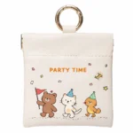 Leather Snap Closure Pouch – Custom Storage Case for Earphones & Cosmetics (OEM Factory)