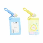 Custom Double Sided PU Leather Card Holder with Lanyard – Durable Student ID Holder (OEM Factory)
