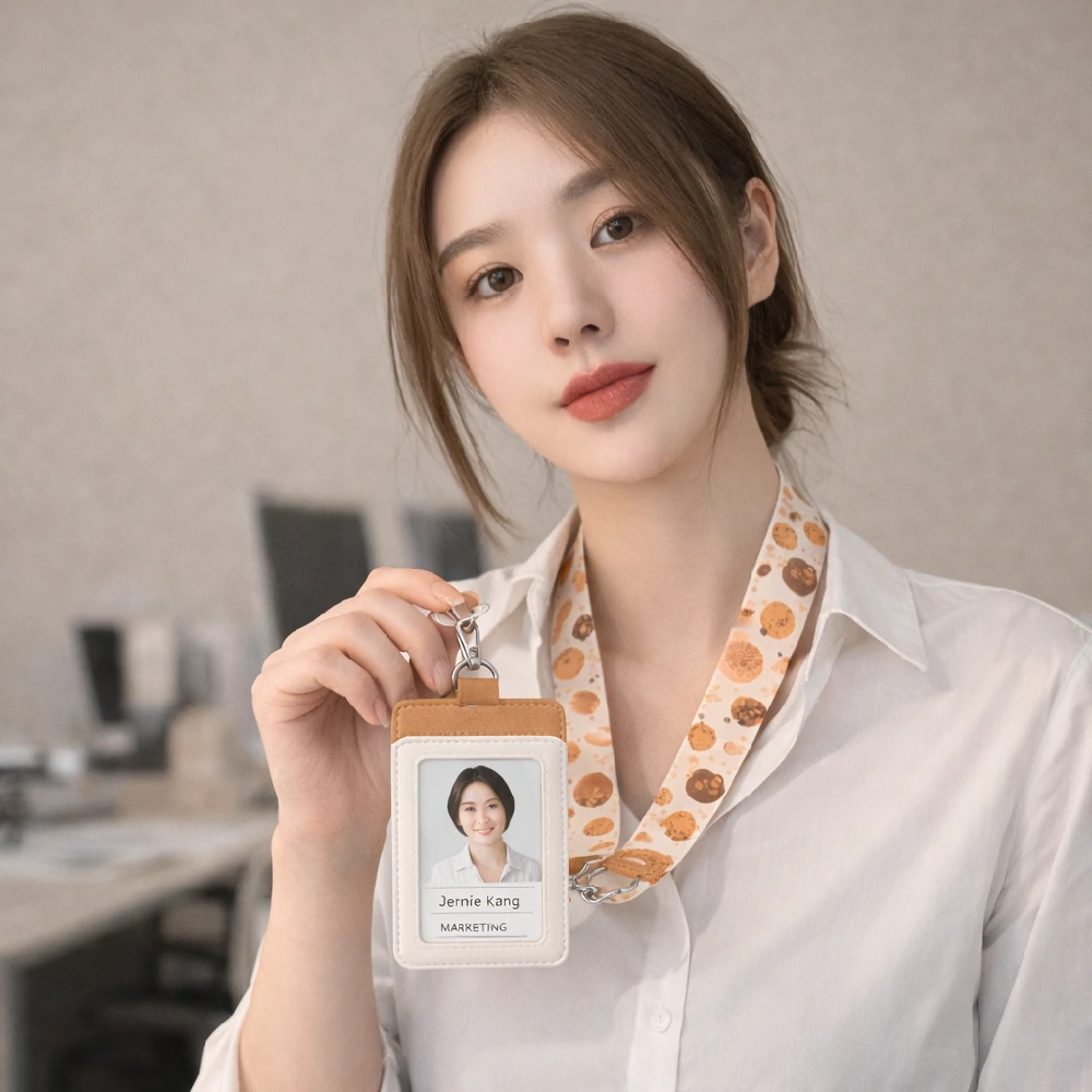 employee ID badge and card use with custom lanyards