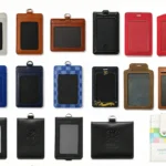 Custom Leather ID Badge Holder – Retractable Multi Card ID Holder (OEM Factory)