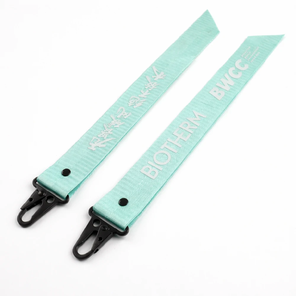 silk screen printed ribbon lanyard