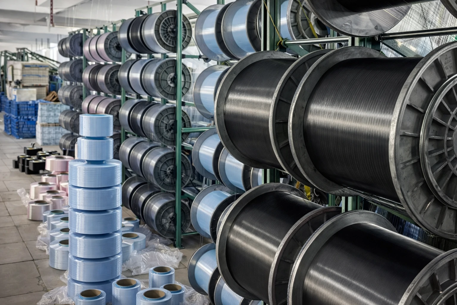 webbing manufacturing workshop for custom lanyard production