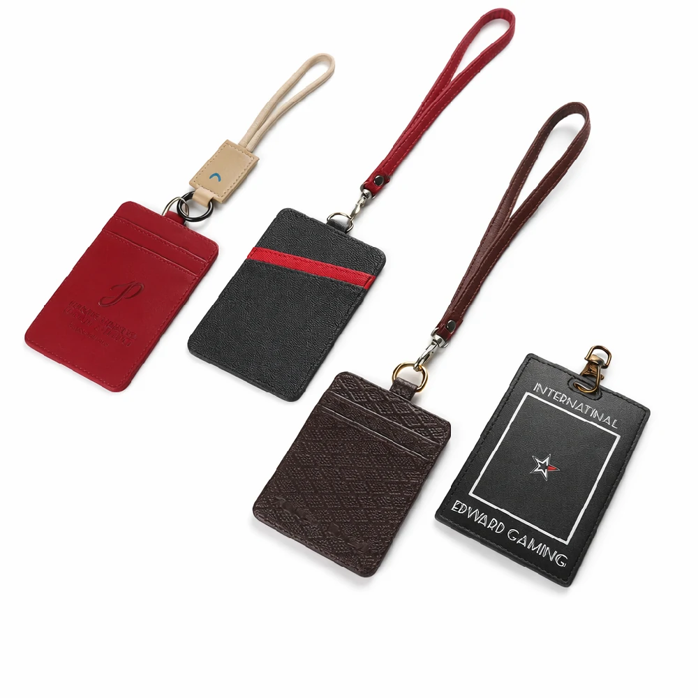 custom double sided foil stamped card holder