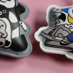 Printed PVC Leather Scented Keychain – Cartoon Stuffed Aroma Hanging Toy (OEM Factory)