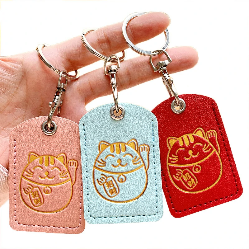 Creative Foil Stamped PVC Leather Mini Card Holder – Teardrop RFID Access Card Sleeve (OEM Factory)