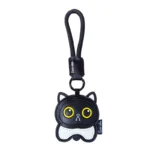 PU Leather Cat Keychain – Cute Cartoon Keychain Gift for Promotional Use (OEM Factory)