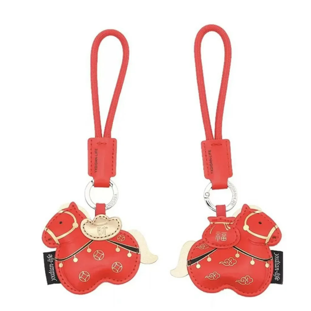Custom PU Leather Keychain – Logo Printed Promotional Keychain (OEM Factory)