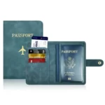 Multi Card PU Leather Passport Holder – Travel Document Organizer Wallet (OEM Factory)