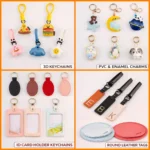 Shaped Cartoon Card Holder – Cute PVC Leather ID Card Sleeve for Students (OEM Factory)