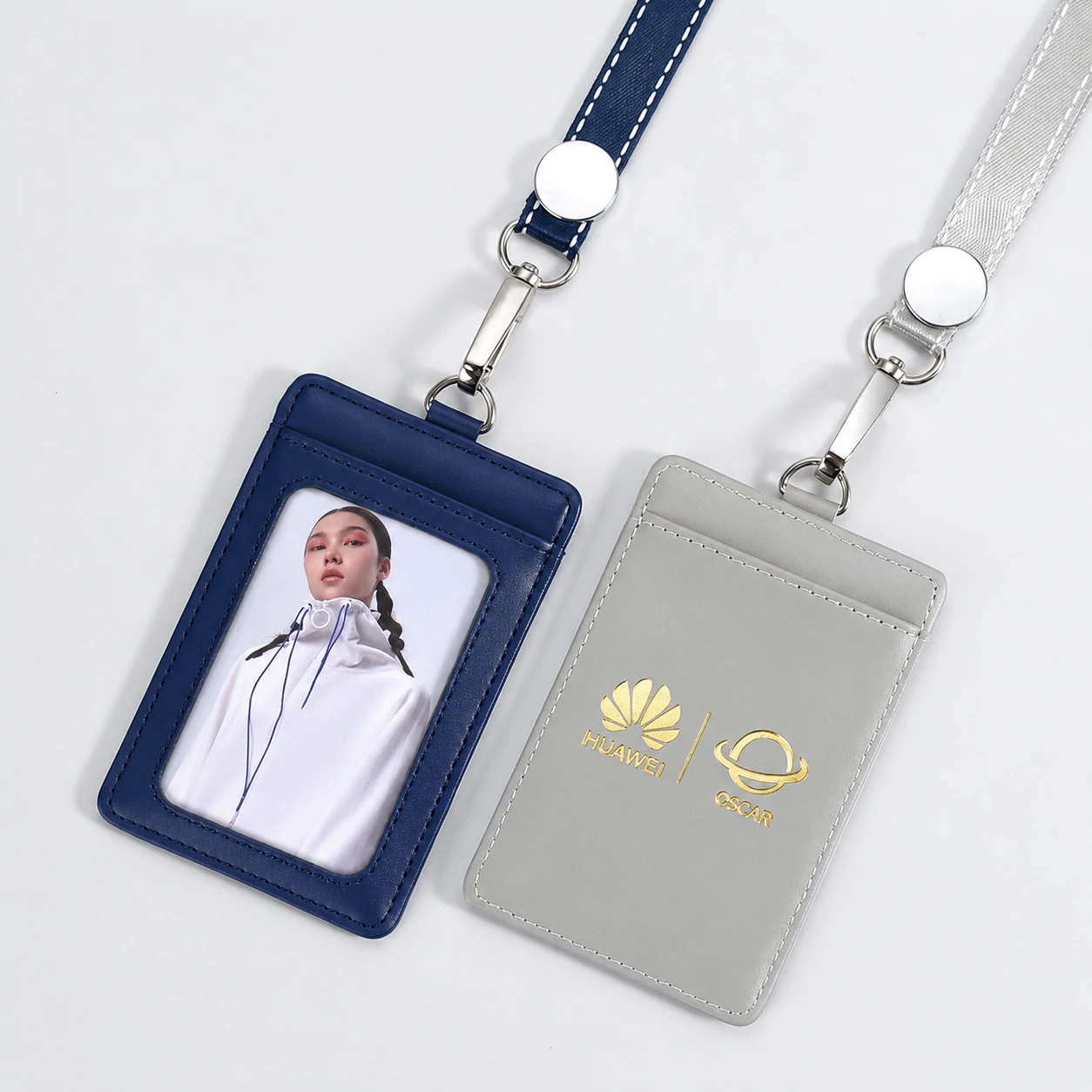 id badge holder with clear window